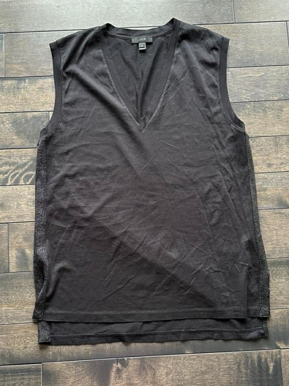 J.Crew V-neck Sparkle Tank